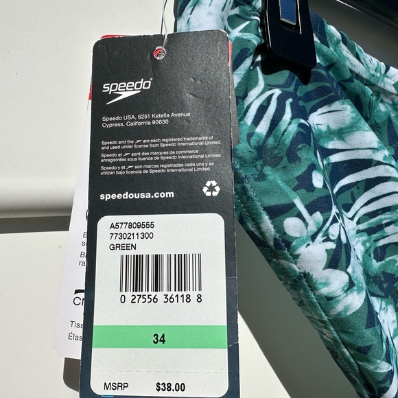 Speedo Solar 2” Printed Brief Swim suit - Picture 3 of 3